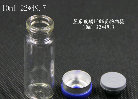 Transparente röhrenförmige Glasfläschchen / kleine Glasflaschen für Flüssigkeitsfläschchen