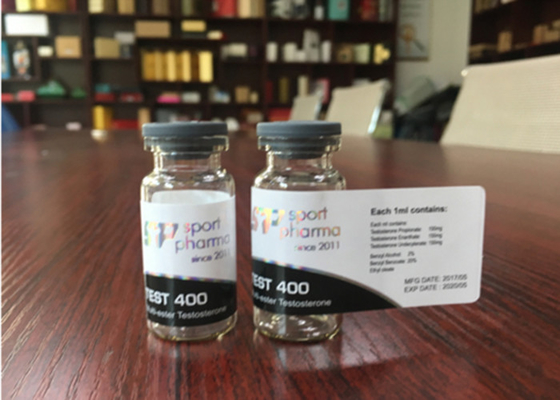 Flaschenetiketten für Arzneimittelfläschchen mit UV-geprägtem Hologramm-Logo-Effekt