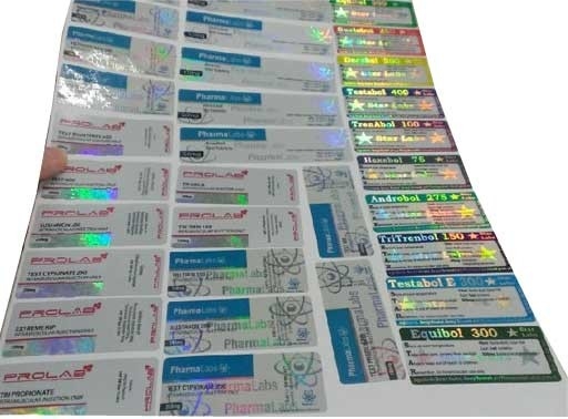 Hologramm-Klebeetiketten für Fläschchen für Injektionsfläschchen und Oralflaschen