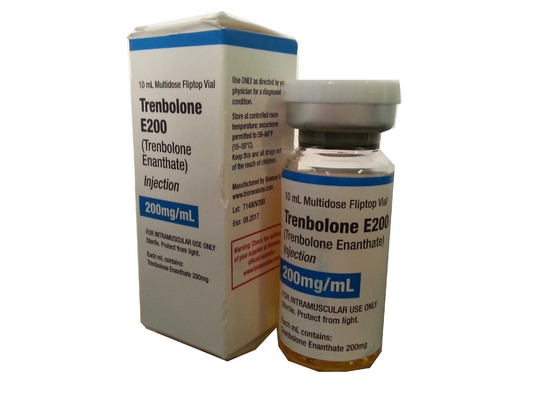 Weiße 10-ml-Multidosis-Flitop-Flaschenetiketten aus weißem PVC für den Test Enanthate 200