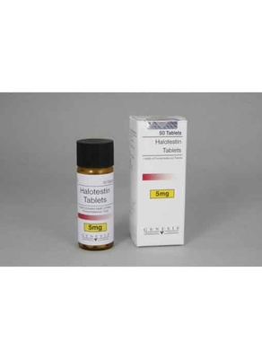 Weiße Medizin-Flaschen-Aufkleber Halotestin-Tablet-Aufkleber für Mundflaschen der Tablet-5mg