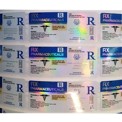 Laser-PET-10-ml-Hologramm-Fläschchen, Etiketten für pharmazeutische Fläschchen