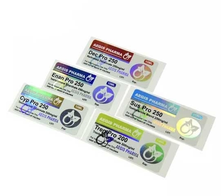 Eco freundliches glattes Deca 250 10ml Vial Labels