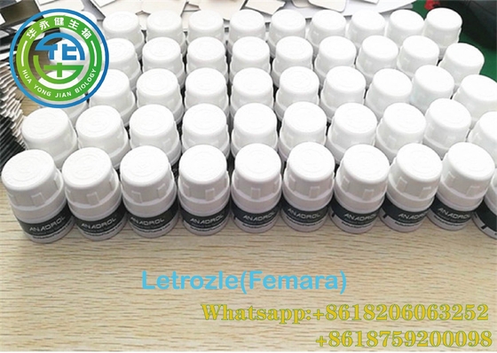 Orale Durchstechflasche mit Femara-Tabletten, Durchstechflasche mit Letrozol-Bodybuilding-Zyklus, 2,5 mg x 100 Flaschenetiketten