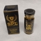 Test Undeconoate 250 mg Glasfläschchenetiketten mit goldgeprägtem Logo