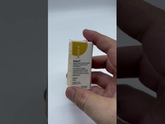 Rechteckige Medizinflasche Etikett Glanzige Wasserbasis Starker Klebstoff