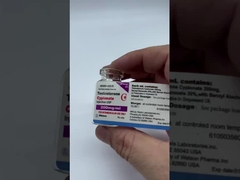 Kundenspezifische LA Pharma Winstrol 10-ml-Fläschchenetiketten mit rotem Lasereffekt oben