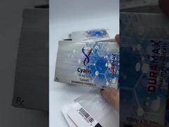 Zusammengestellte Superdrol 10 Plastik-Pillen-Flaschenetikette Wasserdicht für die Verpackung