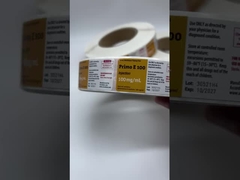 Anavar Oxandrolone orale Tabletten Etiketten wasserdicht angepasste Größe Papieretiketten