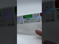 Glanz/Matte Veredelung TEST E 250 Pharmazeutika 10 ml Glasflasche Etikett Hologramm nach Bedarf angepasst
