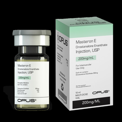 Mast E Drostanolon Enanthate 250 mg, individuelle Etiketten und Schachteln für 10-ml-Fläschchen