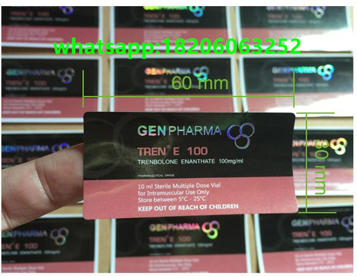 Gen Pharma-Fläschchen Strong 10 ml Hologramm-Fläschchenetiketten Mast P