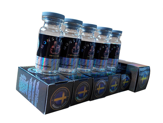Laborarzneimittelfläschchen 10 ml Hologrammetiketten und -boxen individuell angepasst
