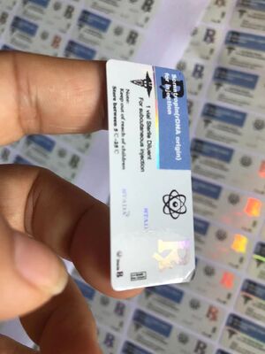 Festklebendes Vinyl 2ml-Peptidetikett für Tirzepatid anpassbar und langlebig