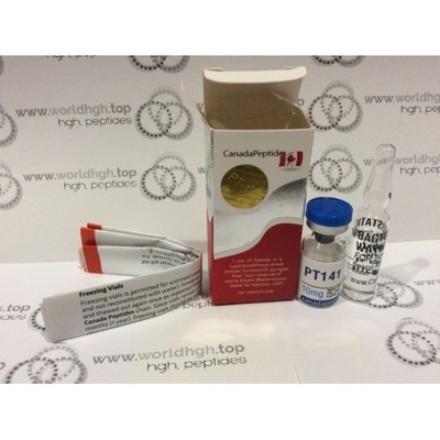 PT141 Peptid Injektion 3 ml Durchstechflasche Etiketten Kleber Wasserdicht