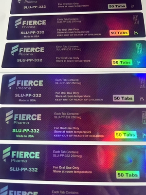 SARMs RAD-140 Tabletten Oral 50 mg Plastikflaschen Etiketten, UV-Druck