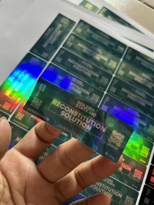 Etiketten für pharmazeutische Glasfläschchen mit Rekonstitutionslösung 10 ml Fläschchenetiketten