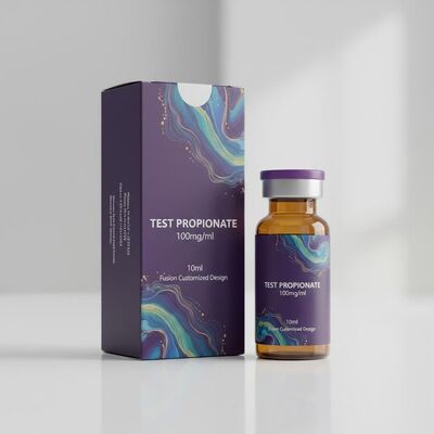 Test Propionat 100 mg Fusion, individuelles Design, Etiketten und Schachteln für 10-ml-Fläschchen