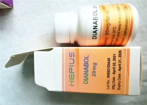 Blutdrucksenkende Dianabol Methandrostenolon 20 mg Zyklus Orale Tabletten Durchstechflasche Pillen Etiketten und Packungen