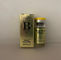 Glänzende goldene Etiketten und Schachteln für die 10-ml-Fläschchen von DHB