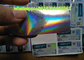 Glattes Laser-Hologramm-klebende Aufkleber-Aufkleber für das aufbauende Verpacken