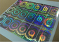 runde Aufkleber des Hologramm-3D/gefälschter Antiaufkleber mit laufenden Zahlen