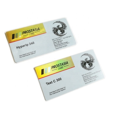 10 ml Fläschenaufkleber Aufkleber für Apotheken Peptid-Injektionen Fläschchen mit Goldfolie