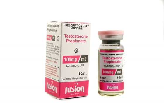 Fusion Pharma Holographisches 10 ml Durchstechflaschenetikett mit unterschiedlichen Produktnamen und Farben