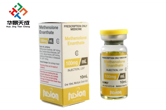 Fusion Pharma Holographisches 10 ml Durchstechflaschenetikett mit unterschiedlichen Produktnamen und Farben