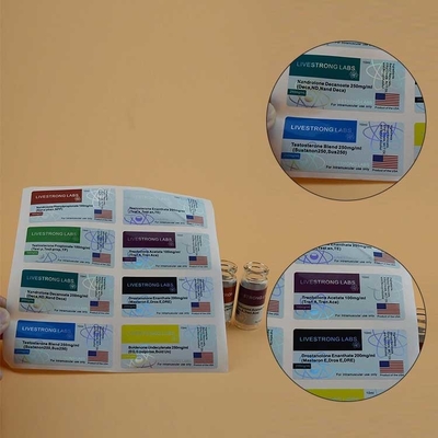NANO LAB PHARMA Kleine Flaschenetiketten Drucken von 10 ml Flaschenetiketten für Glasflaschen