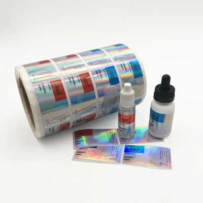 Festklebendes Etikett für 10 ml Durchstechflaschen PET-Laserfilm für Apotheken