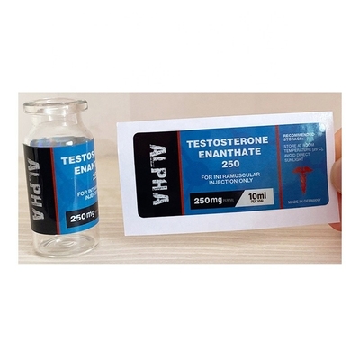 Deca 250 mg Pharmazeutische Injektionsmedikamente Glasflasche Etiketten 25x60mm Laser Hologramm Material