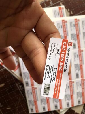 Hersteller Markenkennzeichnungen Tirzepatid 2 ml Durchstechflasche PEPTID Etiketten und Packungen