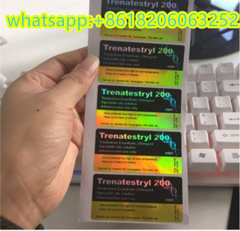 Test E Etiketten Anabole Steroide Flüssigkeit Injektion 10 ml Durchstechflasche Etiketten Quadratisch Scharfe Glanzveredelung