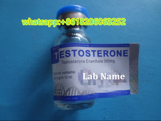 Test E Etiketten Anabole Steroide Flüssigkeit Injektion 10 ml Durchstechflasche Etiketten Quadratisch Scharfe Glanzveredelung