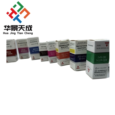 300 g Papierverpackung Pharmazeutische Glasflaschen Box Bodybuilding Druck 10 ml Etiketten Boxen