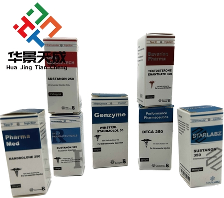 10 ml Durchstechflaschenkartons mit CMYK/Pantone-Druck aus Apothekenpapier