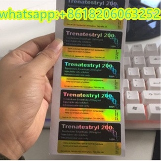 Hologramm Laserwirkung Testos e 250 Injektionssteroid 10 ml Durchstechflaschen Etiketten