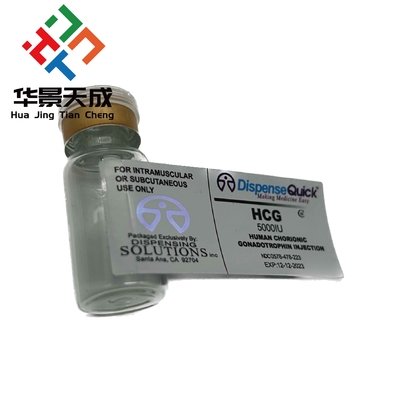 PVC 2 ml Peptidflasche Semaglutidetiketten Bpc 157 Klebstoff Wasserdicht