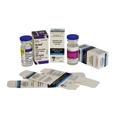 Recycelbare und glänzende 10 ml Fläschchenkartonverpackung für Arzneimittel