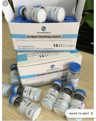 Quadratische Form PET Kunststoff 2ml Steril Injektions Peptid Flasche Etiketten Glanz Finish Öko-freundlich Für bpc