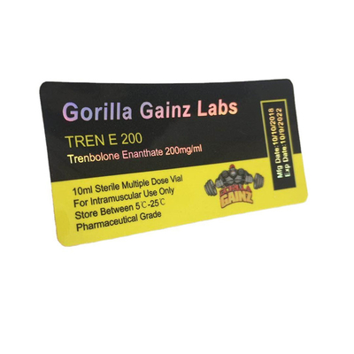 NANO P Starke Klebstoffe Vinyl 10 ml Fläschenaufkleber Für den Druck von 10 ml sterilen Fläschenaufklebern