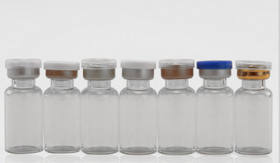 Durchsichtige braune 10 ml Glasflaschen mit Kappen und Verschlüssen für das Steroid-Injektionsöl