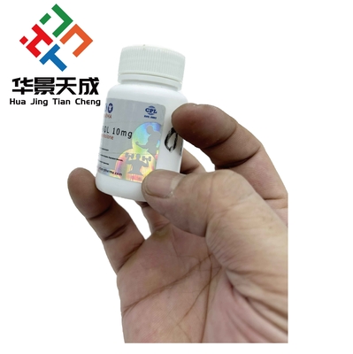 Methandrostendlon 10 mg 100 Tabletten Hologramm maßgeschneiderte Pillenflaschenetiketten