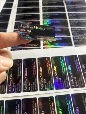 2 ml Semaglutid- und Tirzepatid-Flaschenetiketten zur Peptidlagerung in Papier/PET/PVC-Material