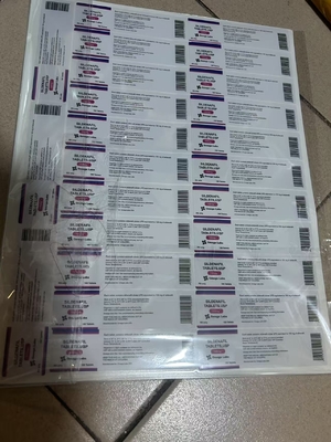 Zusammengestellte Vitamin B12 Klebeöl-Injektionsetiketten für 10 ml Glasflaschen UV-Druck