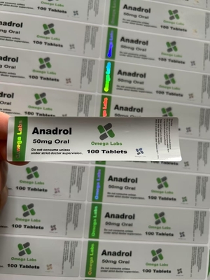 SARMs RAD-140 Tabletten Orale 50 mg Plastikflaschen Etiketten
