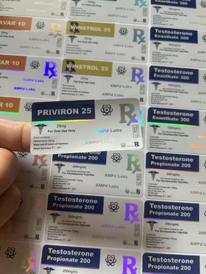 Priviron 50 mg Etiketten für Plastikflaschen