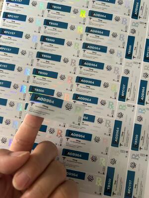 Aod964 10 mg Peptid- Durchstechflaschenetiketten PET Laser-Materail 2 ml Durchstechflaschenetiketten