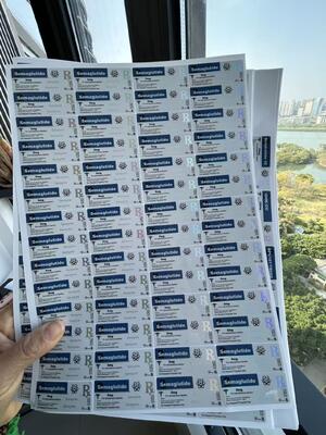 Semaglutid 5MG 2ml 3ml Glas-Medizinflaschen Etiketten